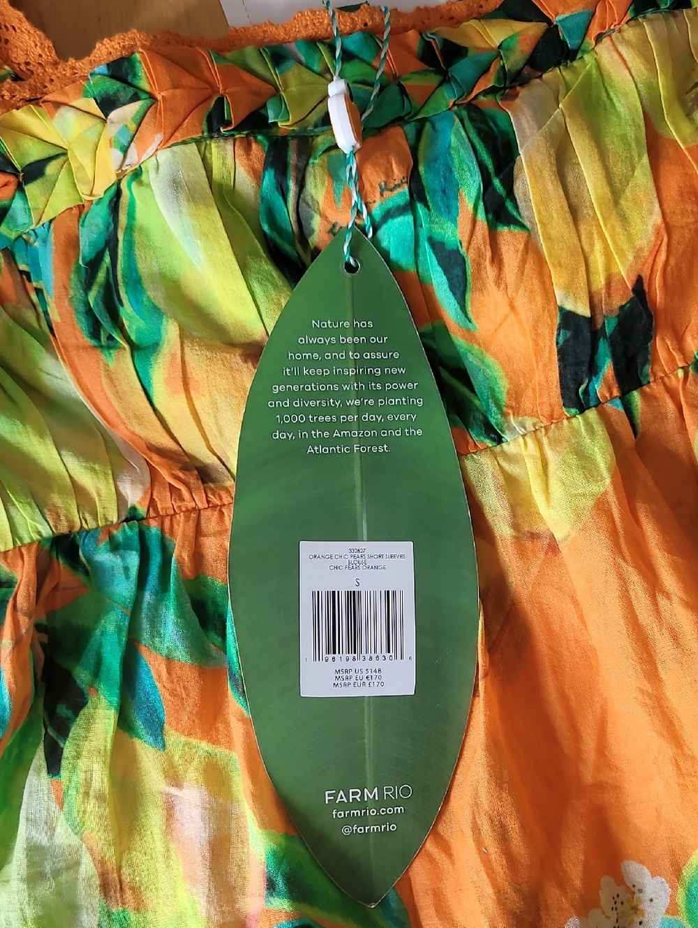 FARM Rio Chic Pears Blouse - Picture 6 of 13